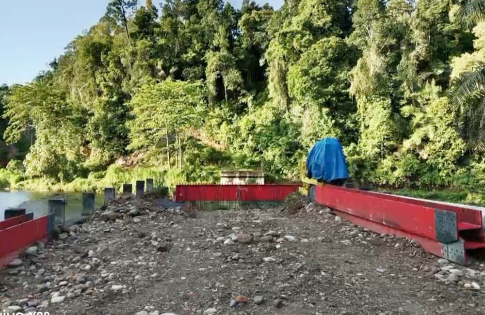 Rangka Jembatan Lubuk Selandak Mulai Terpasang, Target Rampung Akhir 2026