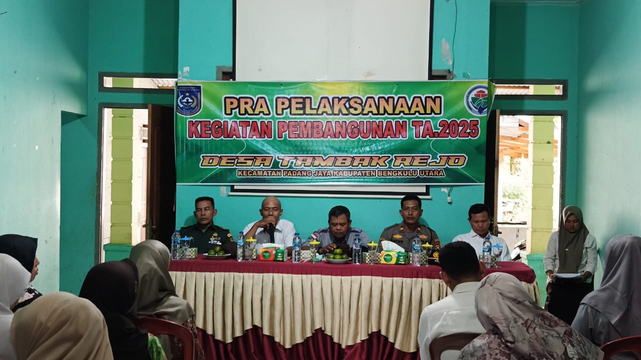 Peduli Kesehatan Anak, Pemdes Desa Tambak Rejo Laksanakan Rembuk Stanting