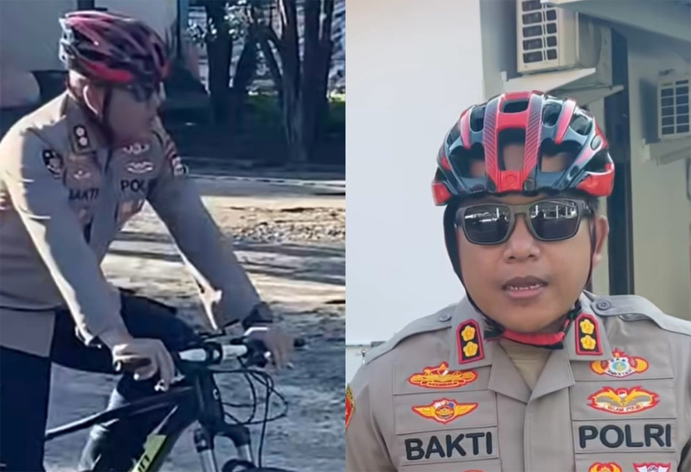 Hemat BBM & Budayakan Hidup Sehat, Kapolres Ajak Masyarakat Bersepeda