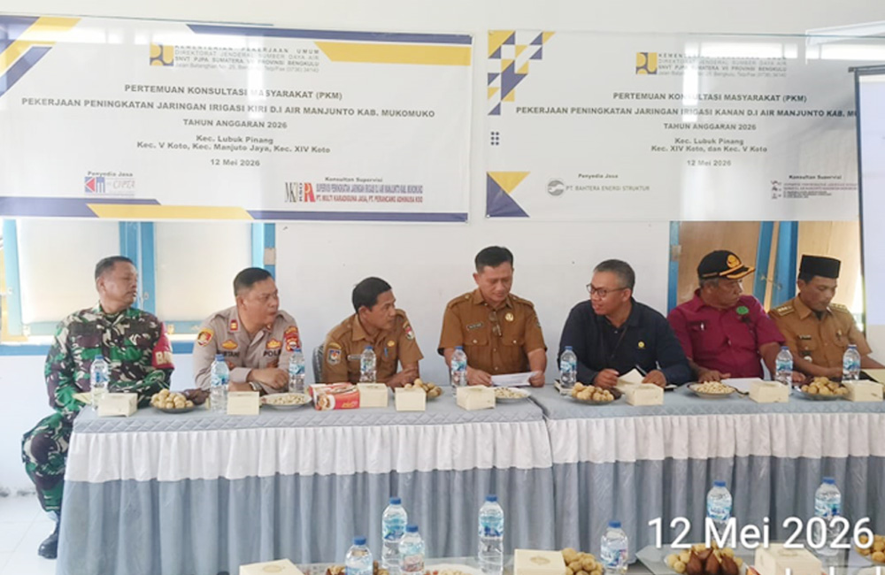 Disepakati, Pengeringan Irigasi Sayap Kiri Dimulai 1 September