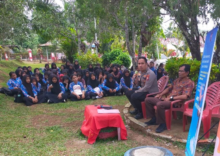 Gencarkan Sosialisasi Pencegahan Kasus Bullying dan Kekerasan Terhadap Anak, Kapolsek: Sekolah Harus Terbuka