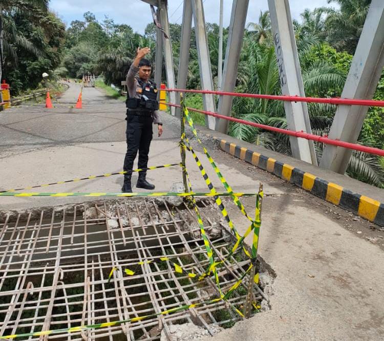 Penanganan Jembatan D6 Tunggu Balai, Pengalihan Lalin Via Urai Dibatasi