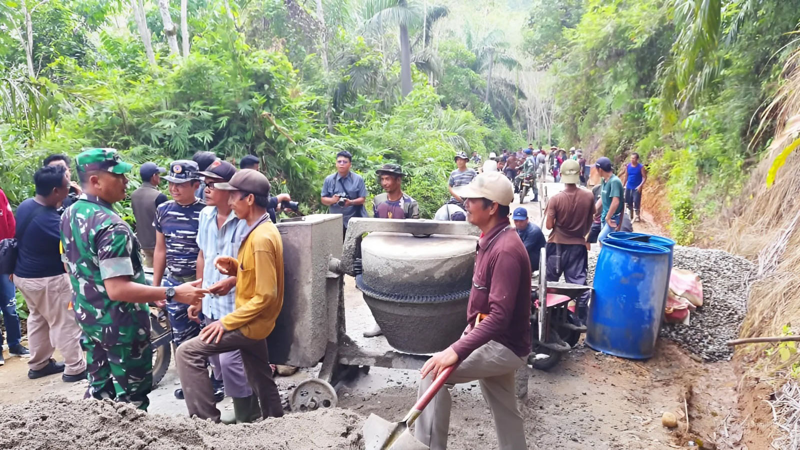 TMMD ke-120 Wujudkan Seribu Mimpi Warga Desa Bukit Tinggi