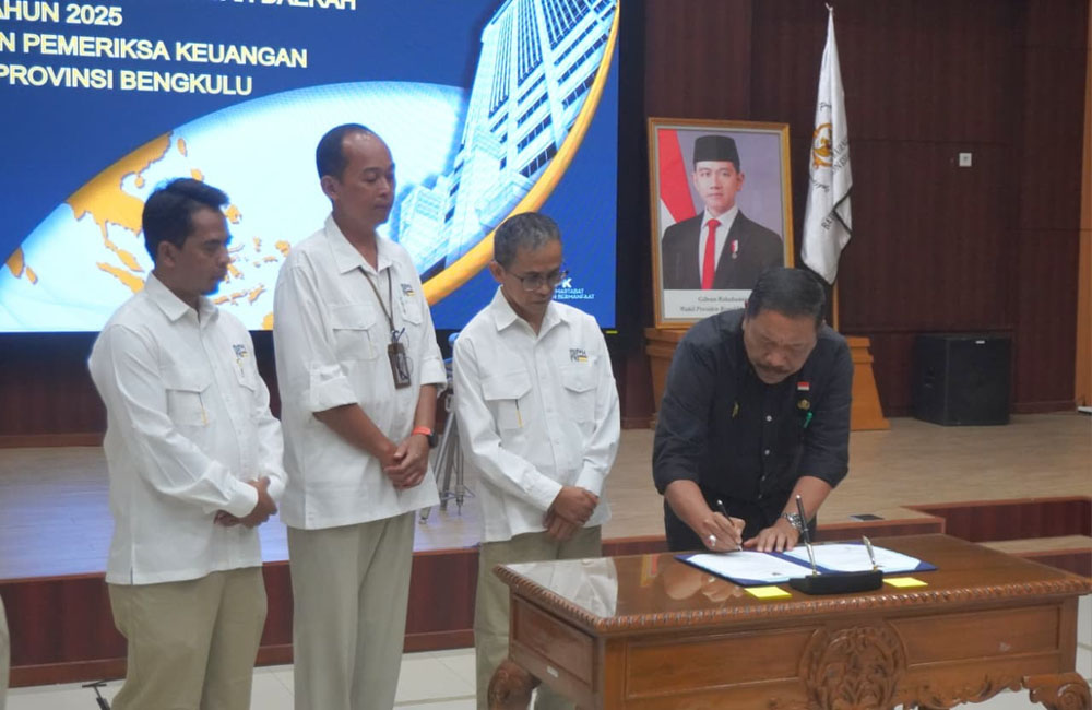 Pemprov Bengkulu Pastikan Transparansi Dalam Tata Kelola Keuangan