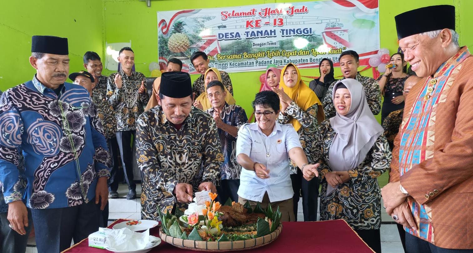 Pamitan di Syukuran HUT Desa ke-13, Karjan Doakan Desa Tanah Tinggi dan Masyarakatnya Sejahtera