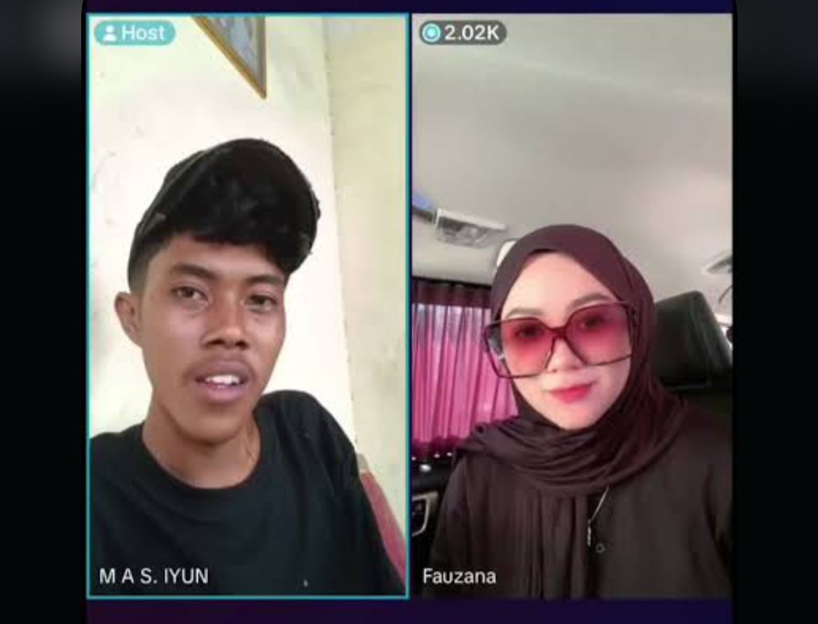 Tak Pernah Ngemis Gift Saat Live Tiktok, Penyanyi Minang Fauzana Makin Sayang dengan Mas Iyun