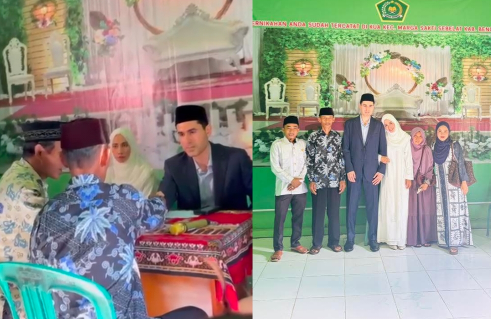Bule Australia Nikahi Anak Pak RT, Gadis Suka Maju