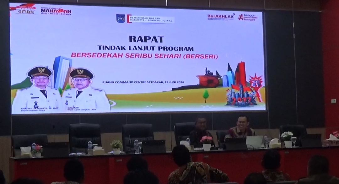 Optimalkan Realisasi Program, Wabup Pimpin Rapat Tindak Lanjut Program BERSERI