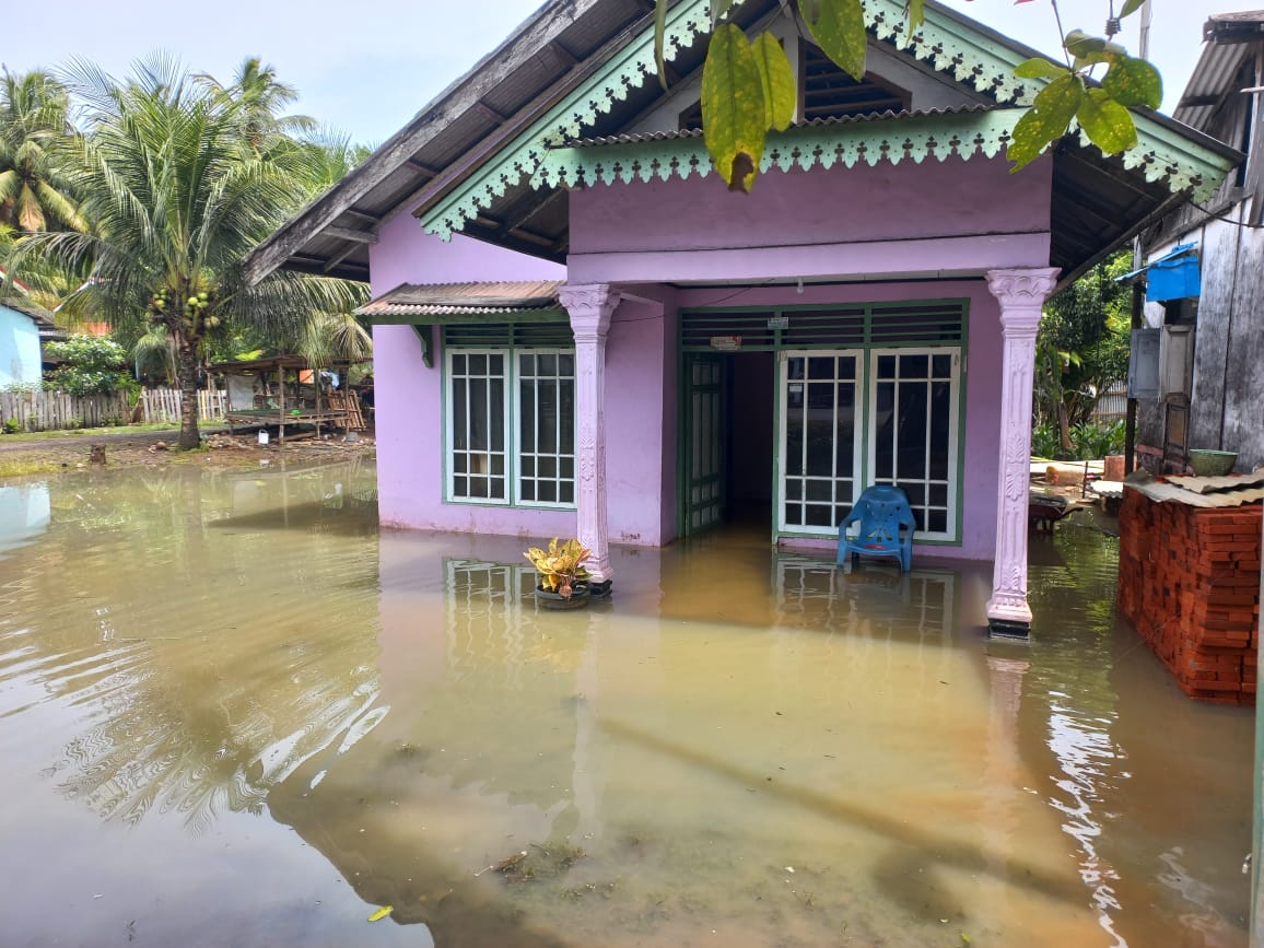 Banjir tak Kunjung Surut, Warga Lubuk Tanjung Mengaku Kecewa