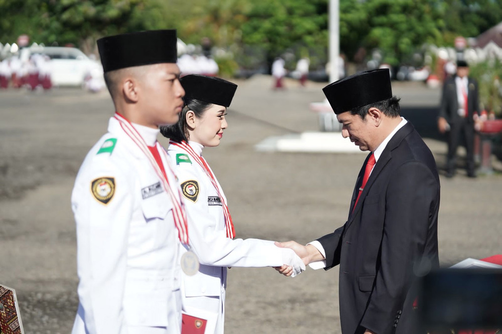 Purna Tugas, 44 Paskibraka Bengkulu Utara Tahun 2025 Resmi Dibubarkan