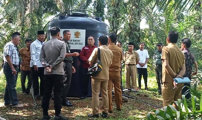 Secara Virtual, KASAD Resmikan Program Air Bersih TNI di Bengkulu Utara 