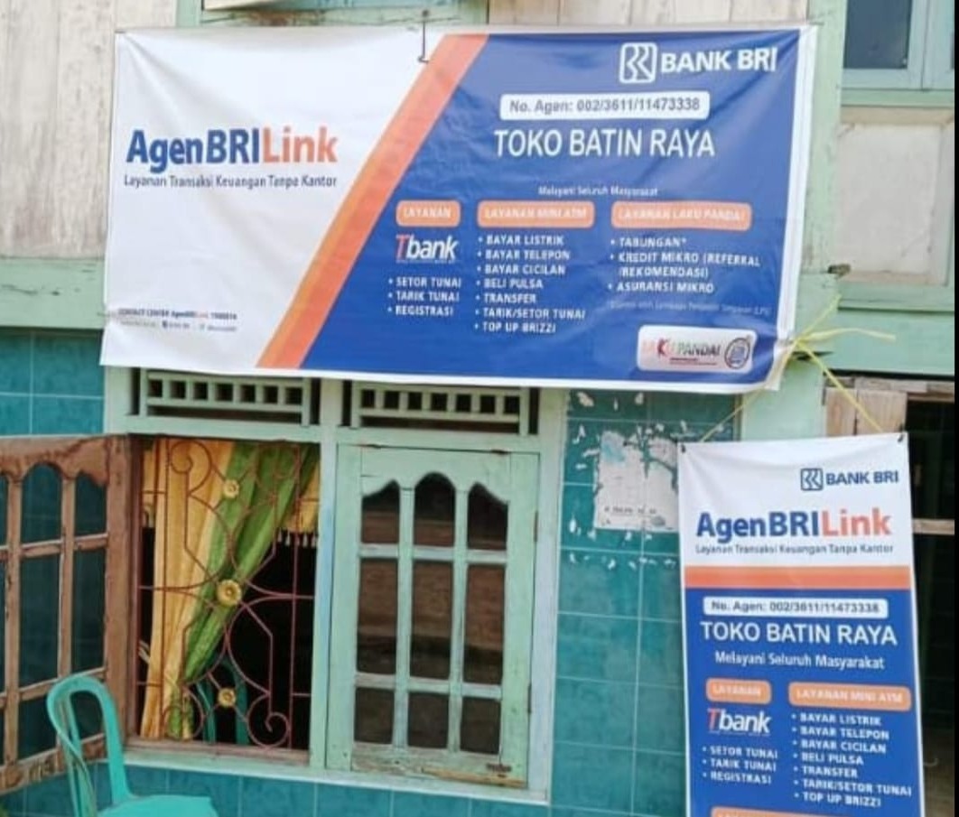 Bantu Pencairan dan PKH, Brilink Bating Raya Talang Pangeran Layani Pencairan Jemput Bola