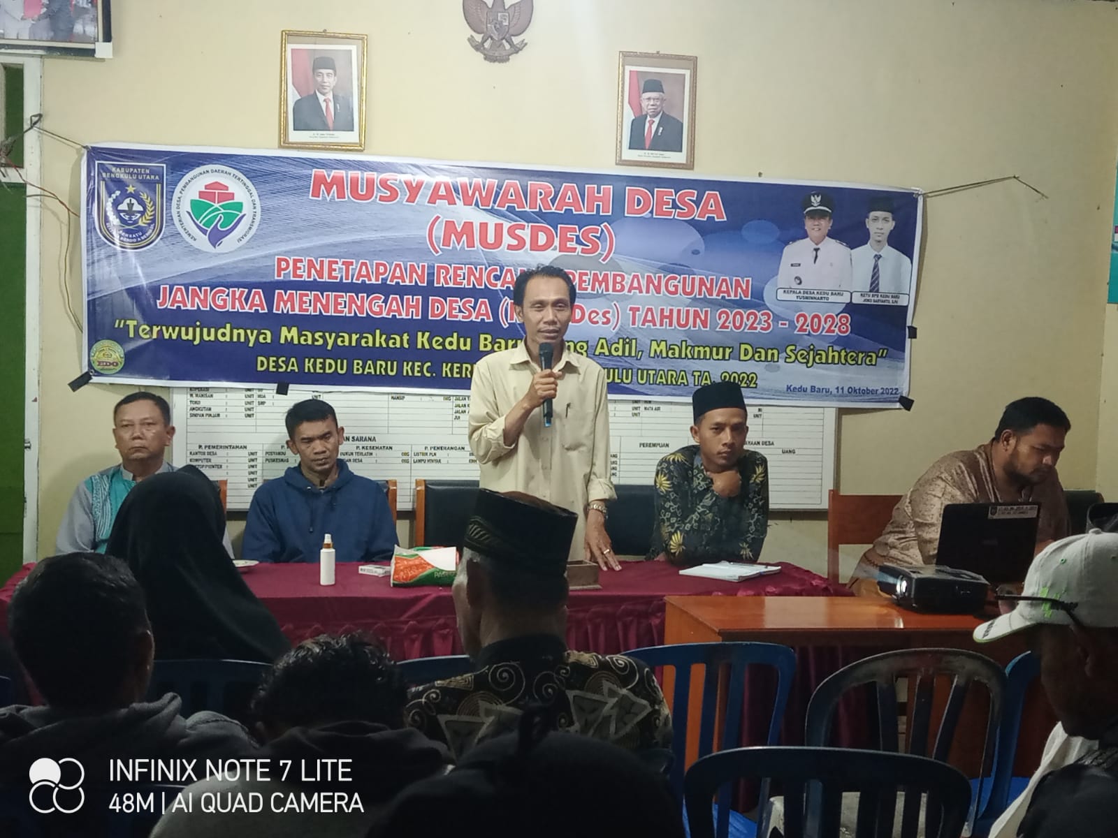 Kedu Baru Laksanakan Musdes Rancangan RPJMDes