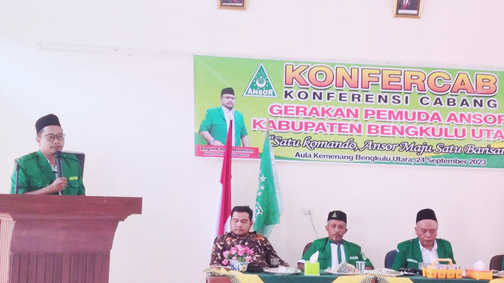 Terpilih Aklamasi, Ramadiandri Resmi jadi Ketua PC GP Ansor Bengkulu Utara Masa Khidmat 2023-2027