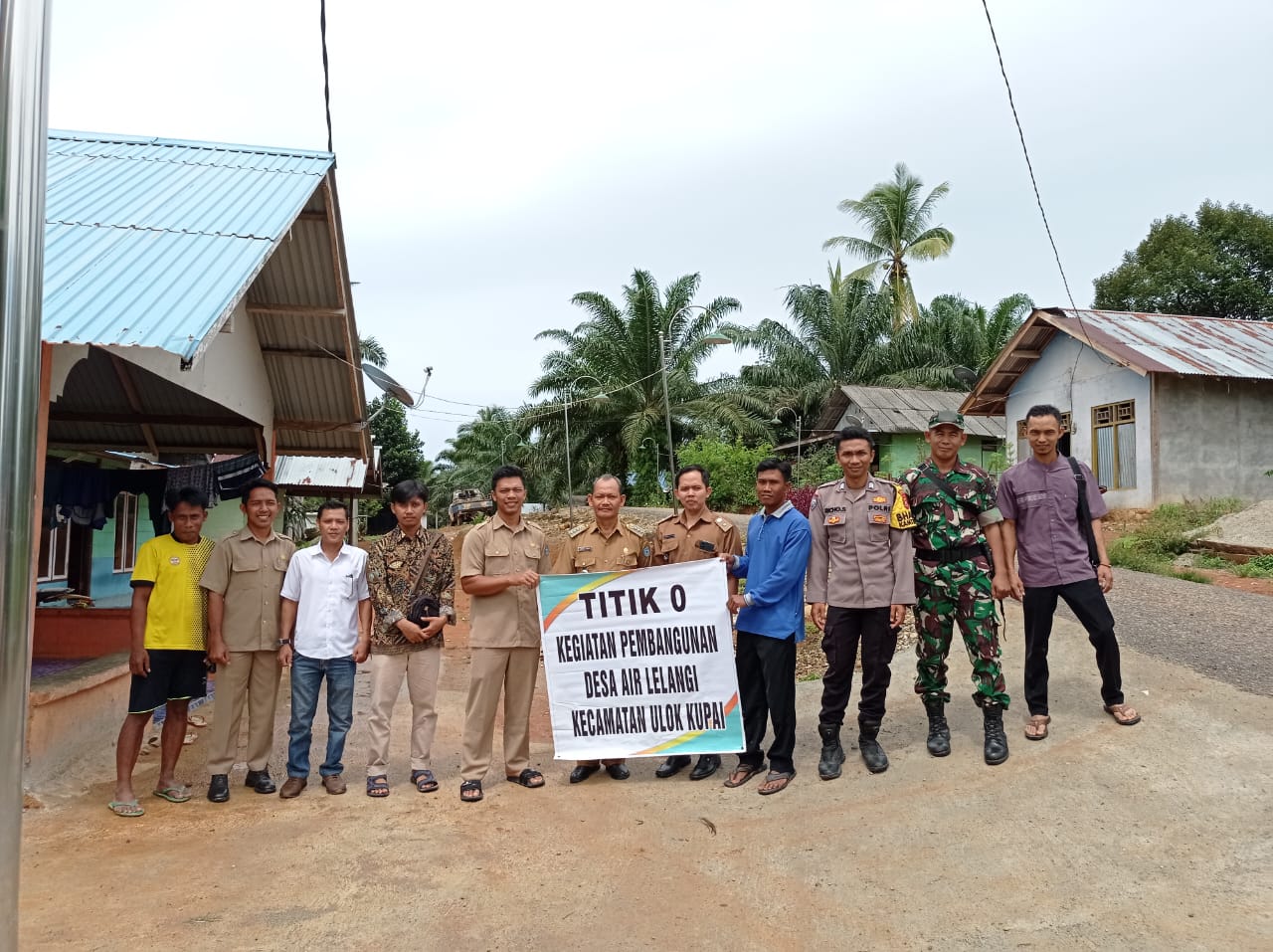 Pemdes Air Lelangi Salurkan BLT-DD, Program Ketahanan Pangan dan Pembangunan Fisik 