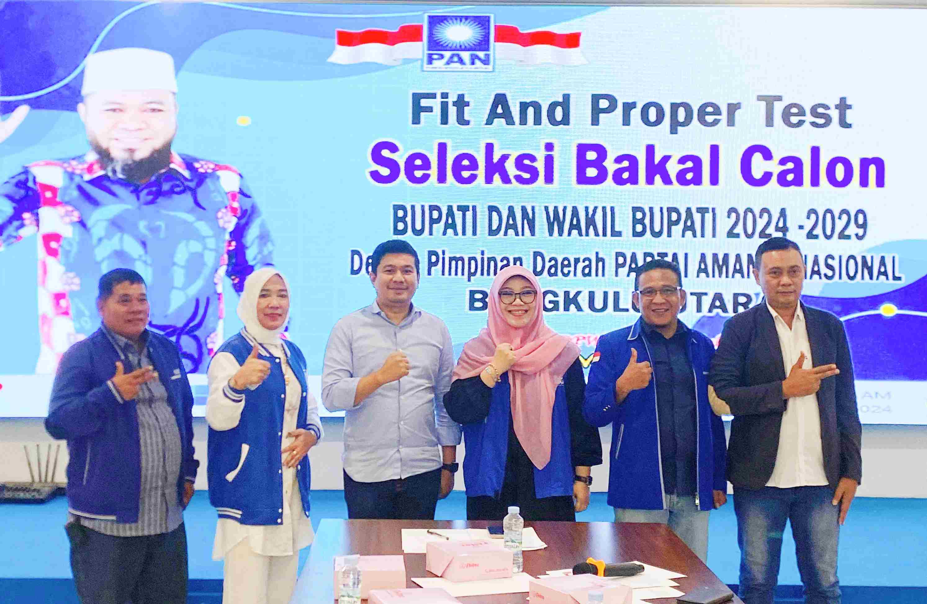 Jalani Fit and Proper Test, Arie Septia Adinata Ajak Partai PAN Bangun Bengkulu Utara