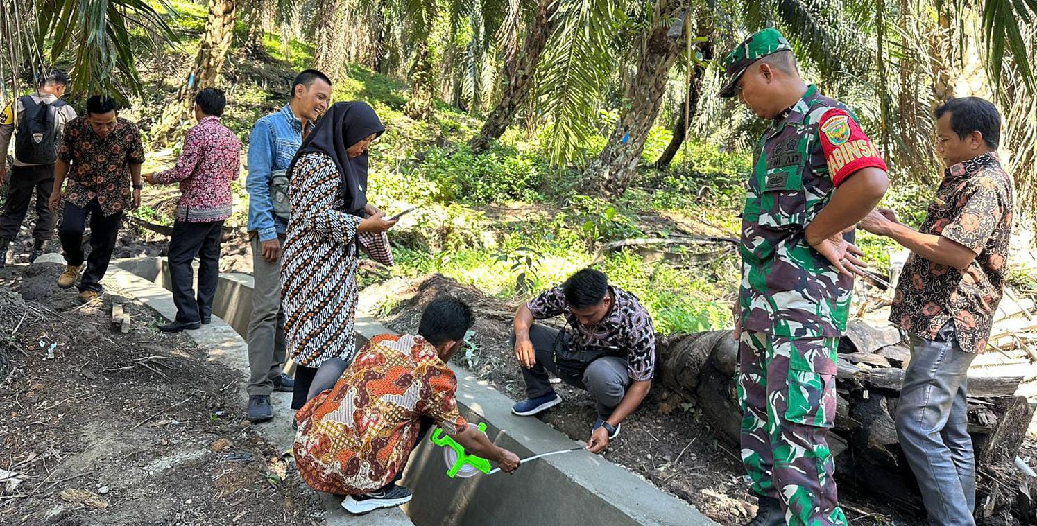 Air Padang Terima Kunjungan Tim Monev Kecamatan Lais 