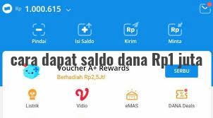 Begini Cara Mudah Dapatkan Saldo Dana Gratis Rp1 Juta, Bisa Dilakukan Sambil Rebahan