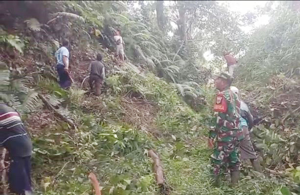 TNI Segera Eksekusi Rekonstruksi Jembatan Gantung Kualalangi