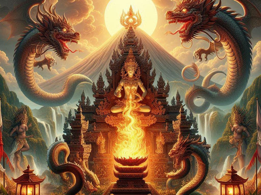 Kisah Cinta Unik Antara Api Suci dan Naga Berbisa dari Legenda Sanghyang Agni Nagaswara