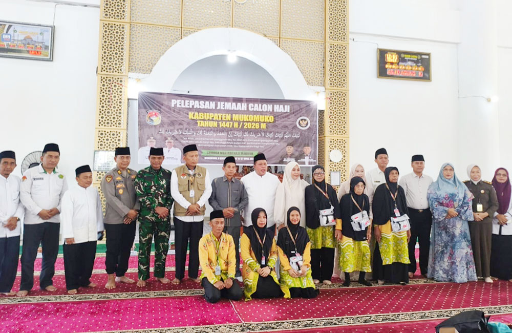 Enam CJH Mukomuko Diminta Jaga Kesehatan Selama di Tanah Suci