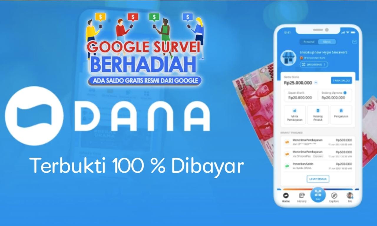 Jangan Sampai Nyesal, Kini Google Bagi-bagi Saldo DANA Gratis hingga Rp600.000, Buruan Gassken!