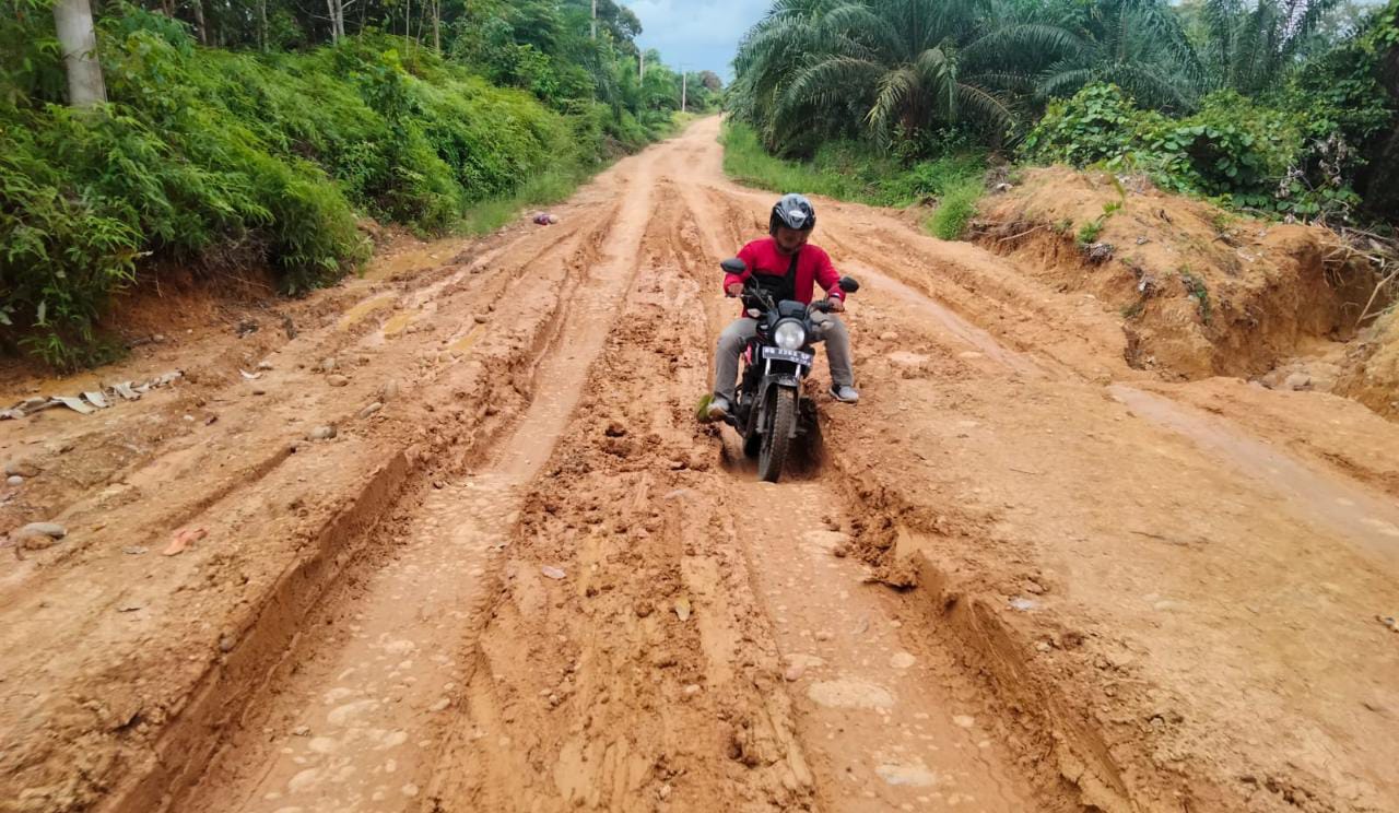 Warga Berharap Pemkab Bengkulu Utara Tak Lupa Atas Janjinya untuk Tingkatkan Jalan Trans Lapindo