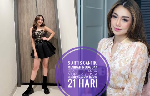 5 Artis Cantik, Menikah Muda dan Berujung Janda, Nomer 4 Usia Pernikahannya Hanya 21 Hari. 