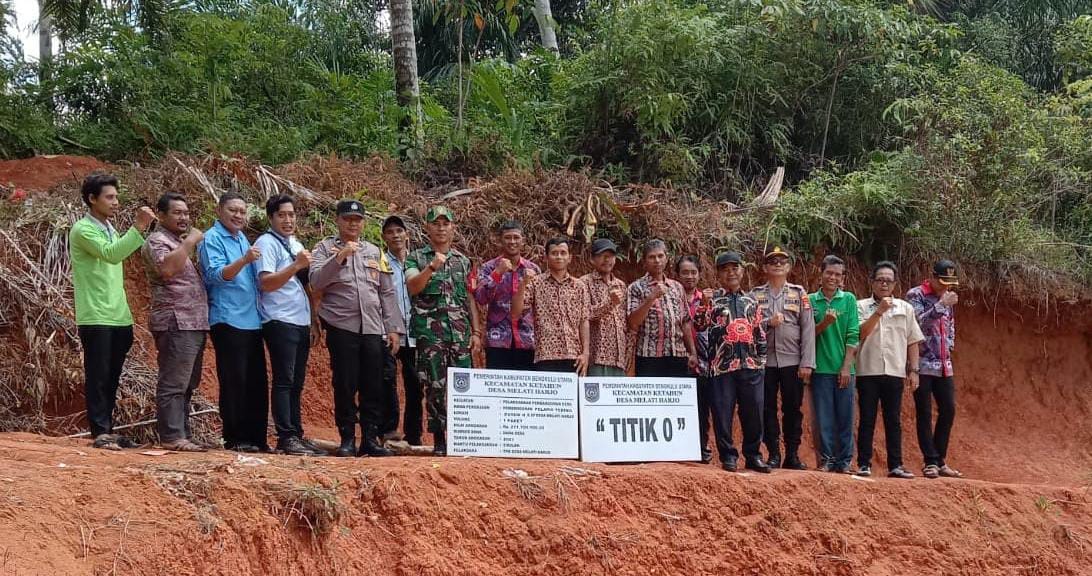 Gandeng Tripika, Pemdes Melati Harjo Geber Pembangunan Fisik DD TA 2023