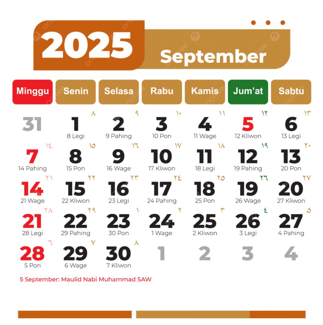 Ada Long Weekend, Hari Jumat 5 September 2025 Libur Apa?