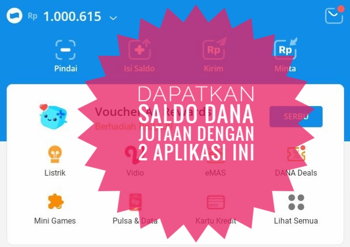 Gila, Aplikasi Ini Bisa Berikan Saldo Rp2 Juta Gratis Setiap Minggu