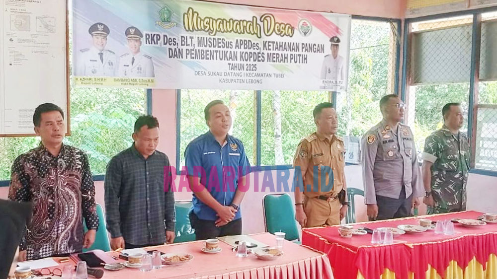 Resmi Bentuk Koperasi Merah Putih, Pemdes Sukau Datang I Tingkatkan Ekonomi Desa