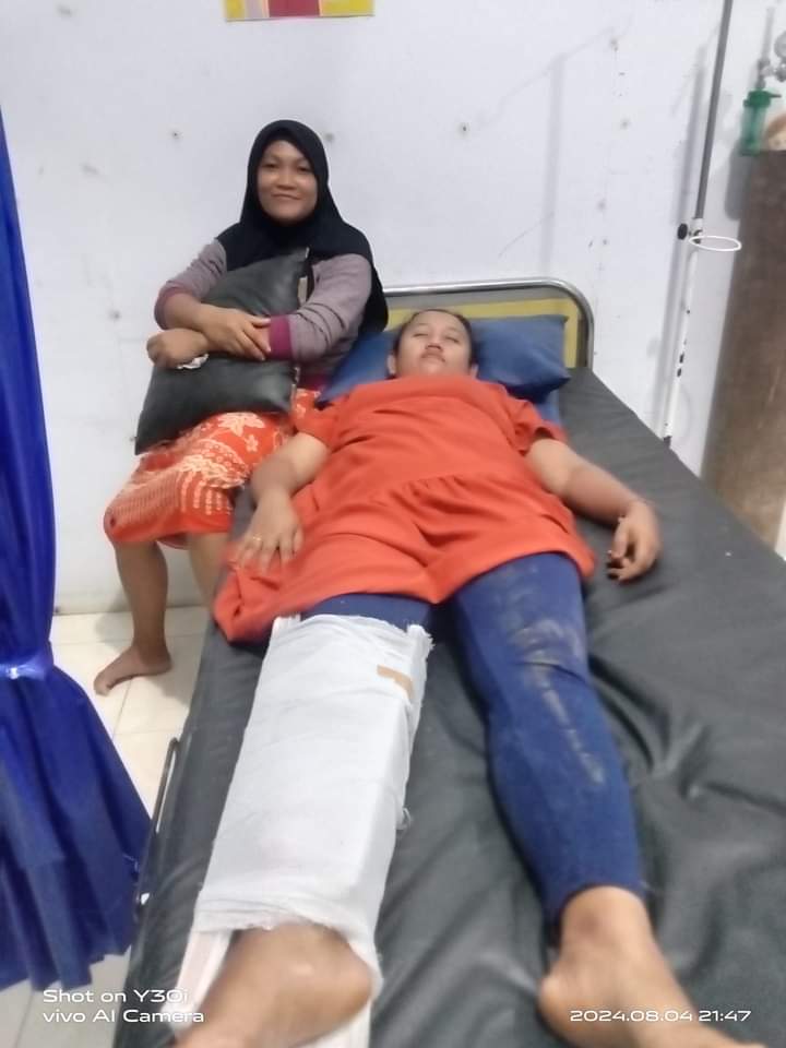 Tadi Malam, Ibu Hamil dan IRT Ini Jadi Korban Kerusakan Jembatan Lembah Duri