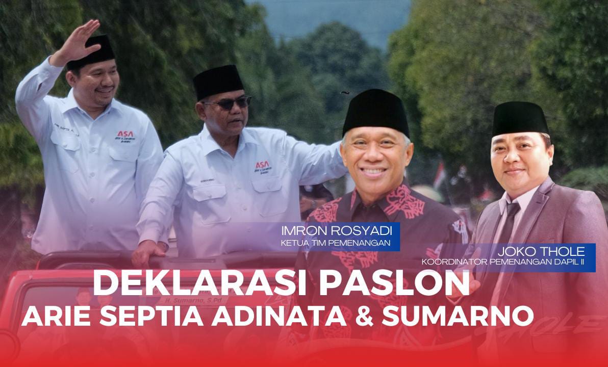 Imron Rosyadi Jabat Ketua Tim, Joko Thole Koordinator Pemenangan Arie dan Sumarno di Dapil II