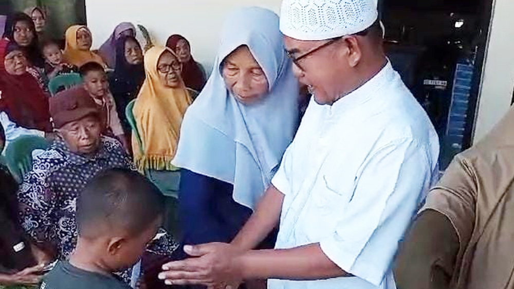 Acara Rutin Peringatan Tahun Baru Islam, H Sumarno Bagikan Santunan