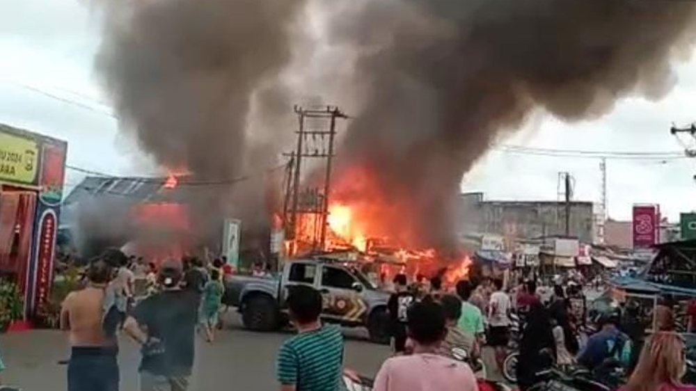 Tabung Gas dan Korsleting Listrik jadi Penyebab Kebakaran di Pasar D1, Giri Kencana