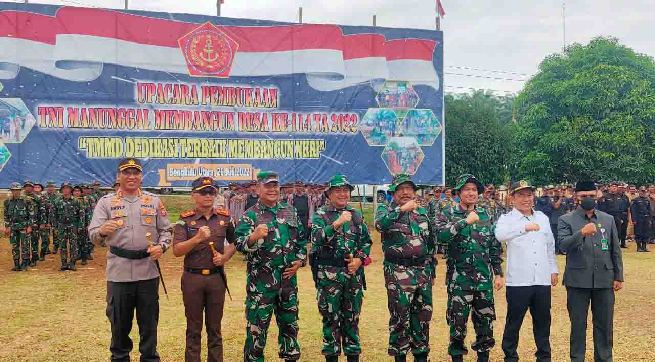 TMMD Reguler ke-114 Resmi Dimulai, Mian: Terima Kasih Kolaborasi TNI