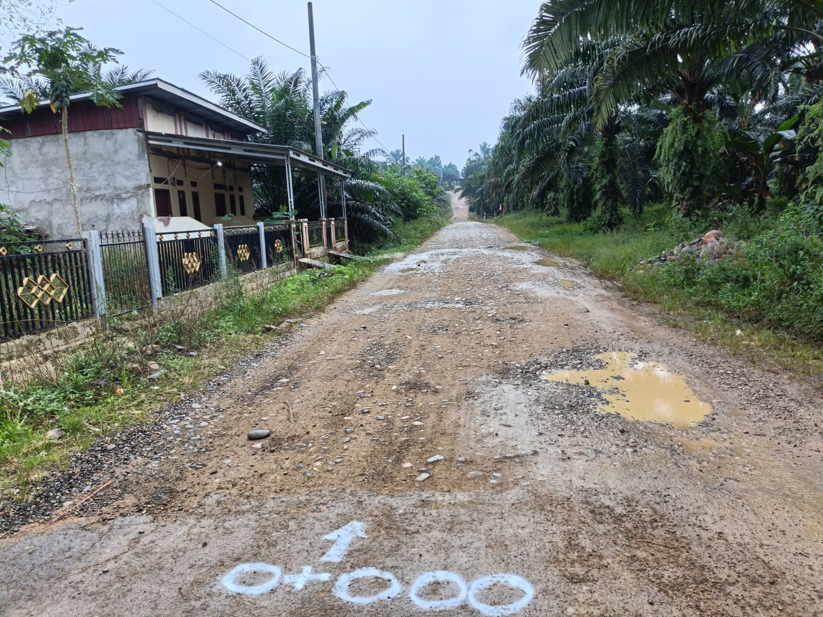 Pembangunan 2 Ruas Jalan Strategis di Kecamatan Napal Putih, Mulai Digarap