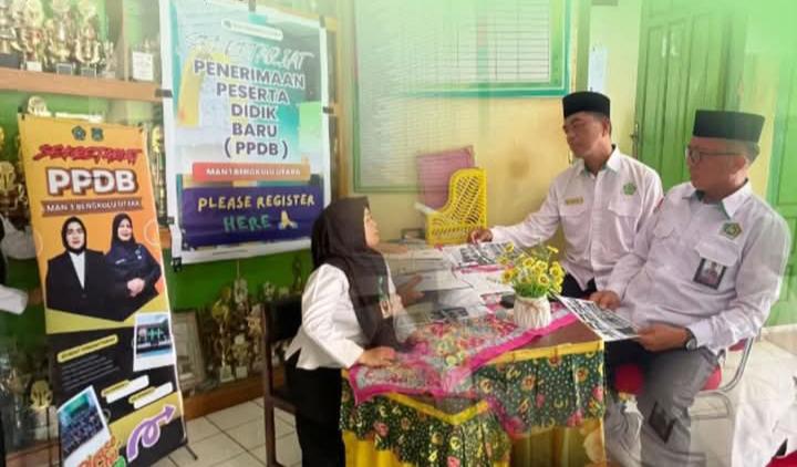 Monitoring PPDB, MAN 1 Bengkulu Utara Siap Cetak Generasi Islami, Cerdas dan Berakhlak