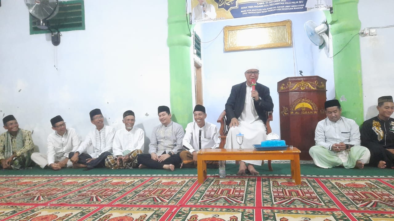 UJH Ceramah Maulid Nabi di Desa Taba Padang Kol