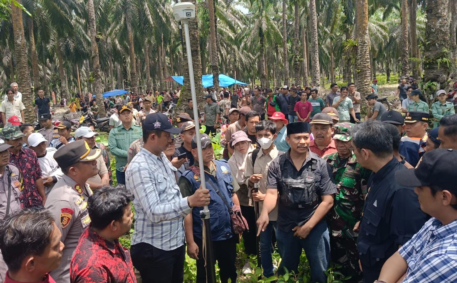 BPN Cek Langsung 16 Titik Koordinat HGU PT Agricinal, Hasilnya 2 Titik Koordinat Diluar HGU