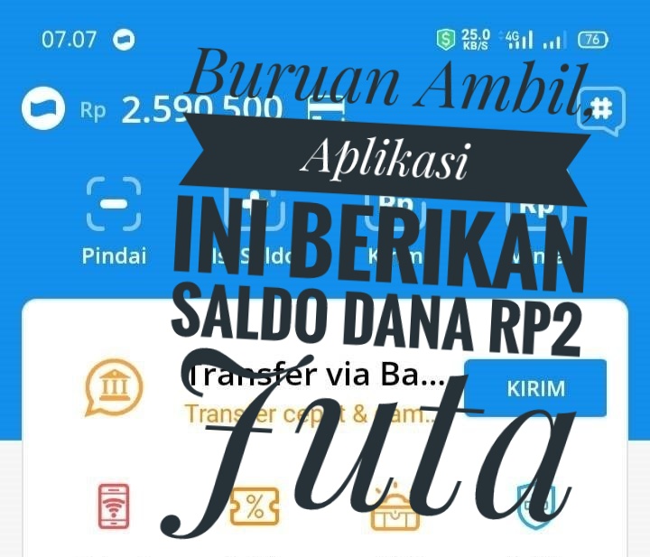 Cocok Untuk Modal Liburan Kamu, Buruan Ambil, Aplikasi Ini Berikan Saldo Dana Gratis Rp2 Juta