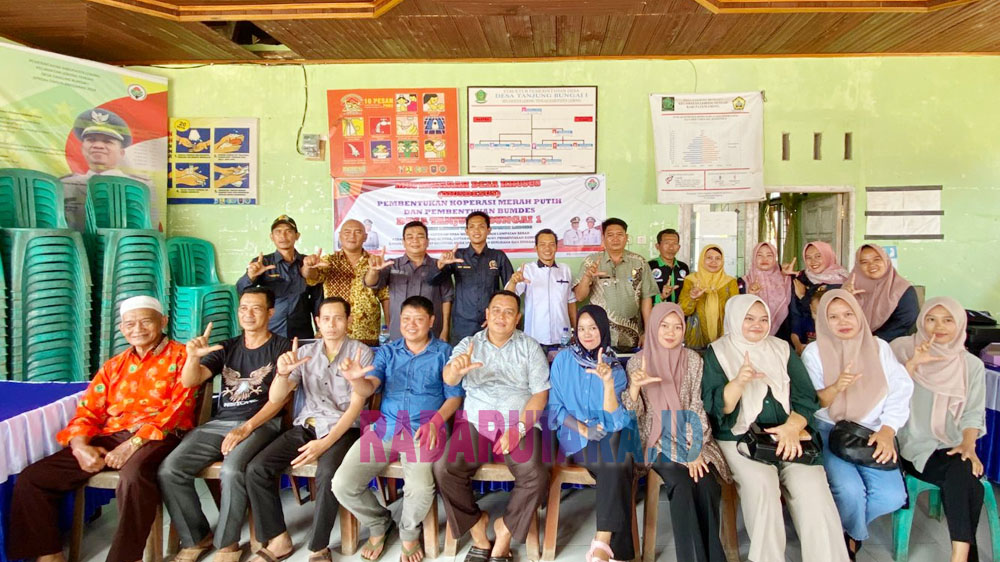 Sejahterakan Warga, Pemdes Tanjung Bungai I Bentuk Koperasi Desa Merah Putih