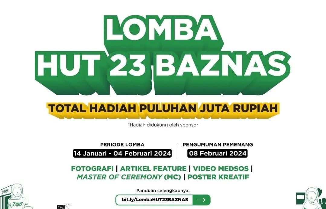 HUT ke-23 Baznas, Warga Bengkulu Utara Bisa Ikuti 5 Lomba Ini