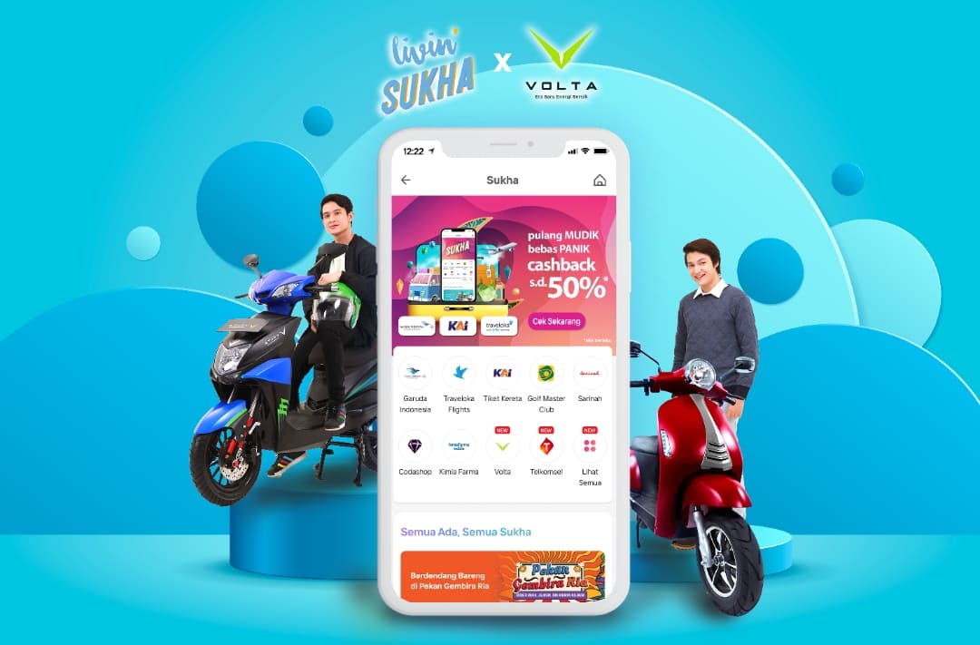 Beli Motor Listrik Volta Melalui Aplikasi Livin' Mandiri, Nasabah Bank Mandiri Bisa Dapat Voucher Diskon