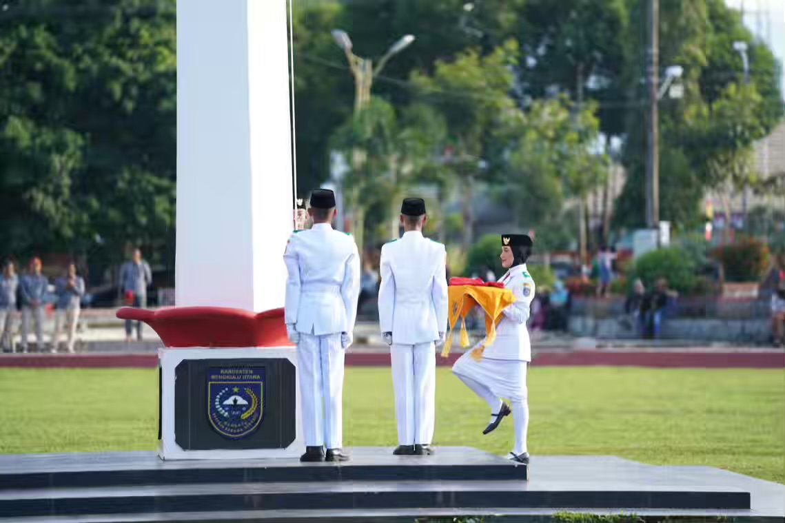 Profil Diaz Kanya dan Jesica Marcelina Pembawa Baki Upacara HUT RI Bengkulu Utara