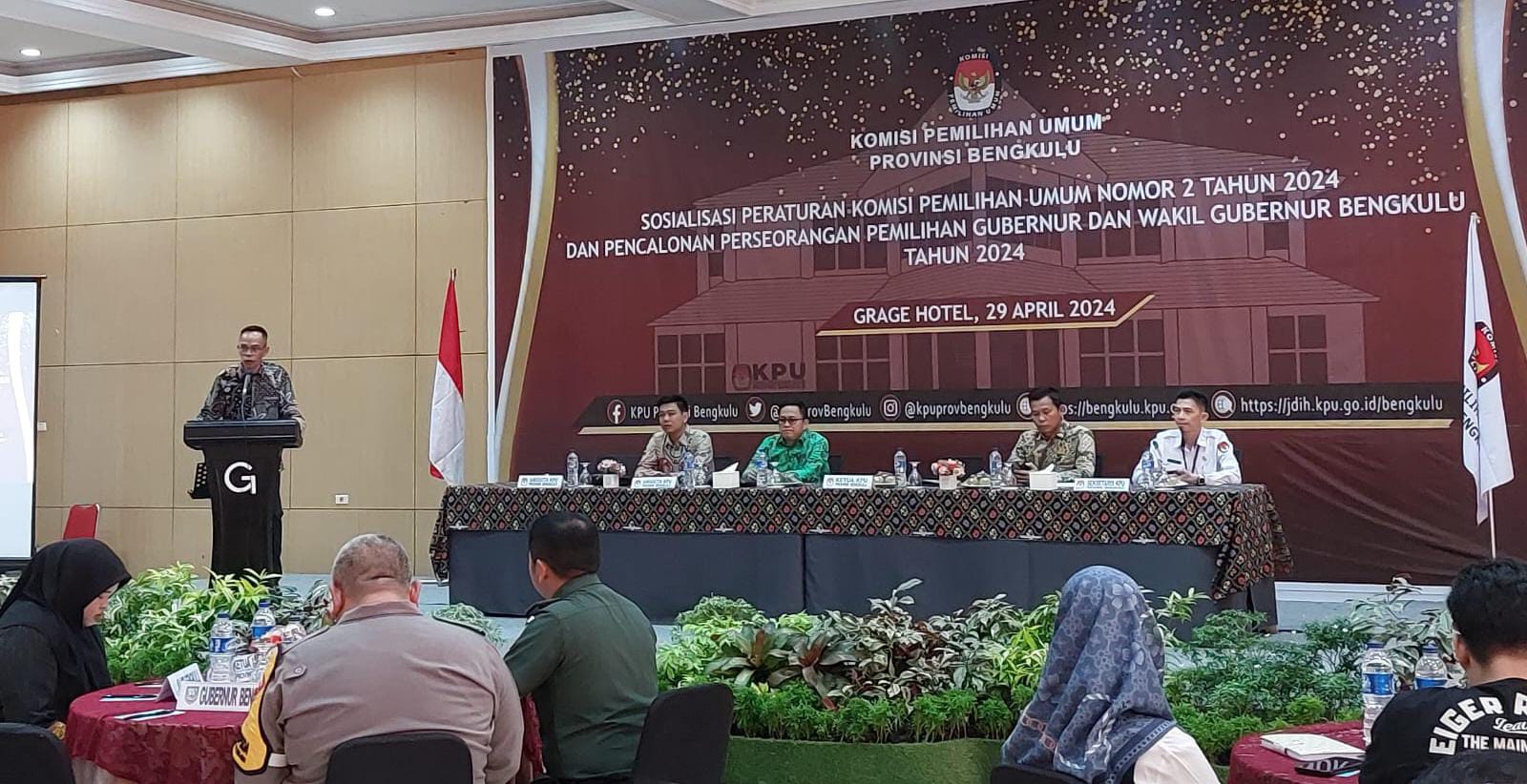 KPU Bengkulu Gelar Sosialisasi Pencalonan Perseorangan untuk Pemilihan Gubernur 2024