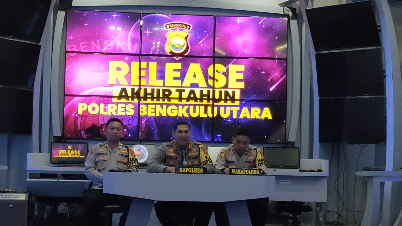 Rilis Akhir Tahun Polres Bengkulu Utara, Kasus Ini Sita Perhatian Warga