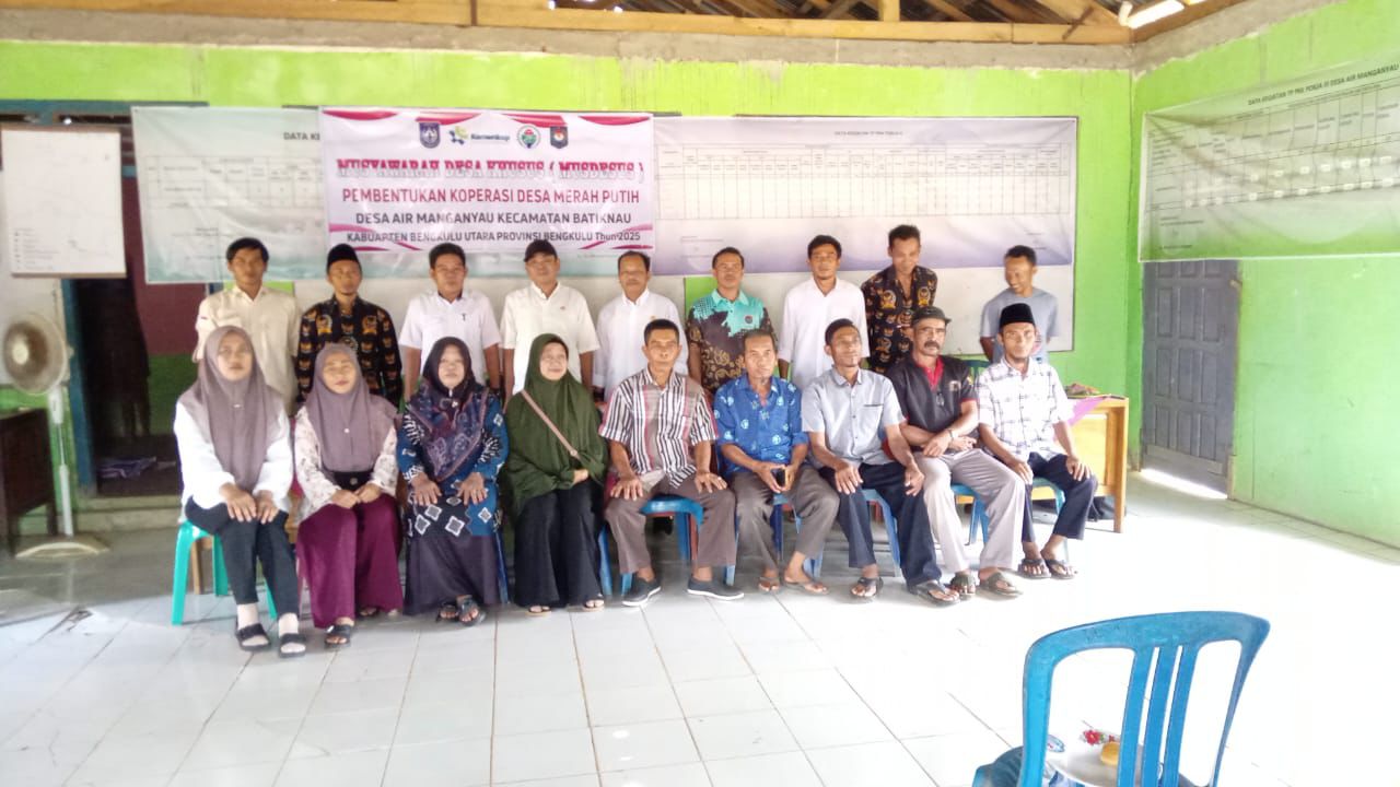 Pemdes Air Manganyau Gelar Musdessus Pembentukan Koperasi Merah Putih, Ini Harapan Kades