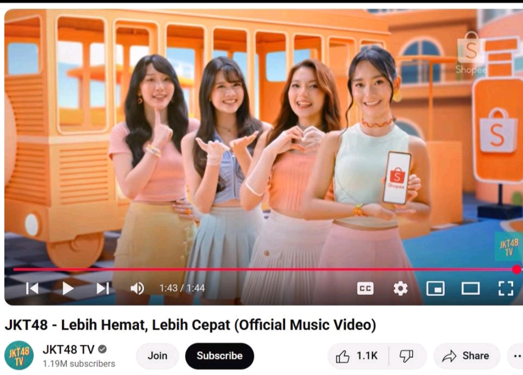 Shopee dan JKT48 Buktikan Chemistry Kuat Lewat MV 'Lebih Hemat, Lebih Cepat'!